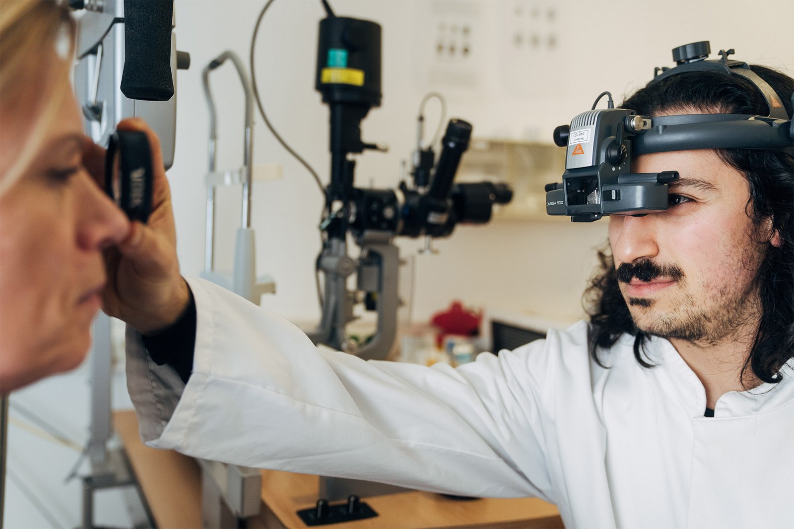Sehtest in der Augenheilkunde im Alexianer St. Gertrauden-Krankenhaus Berlin
