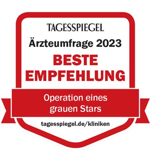 Top-Platzierungen im Klinikführer des Tagesspiegel Berlin