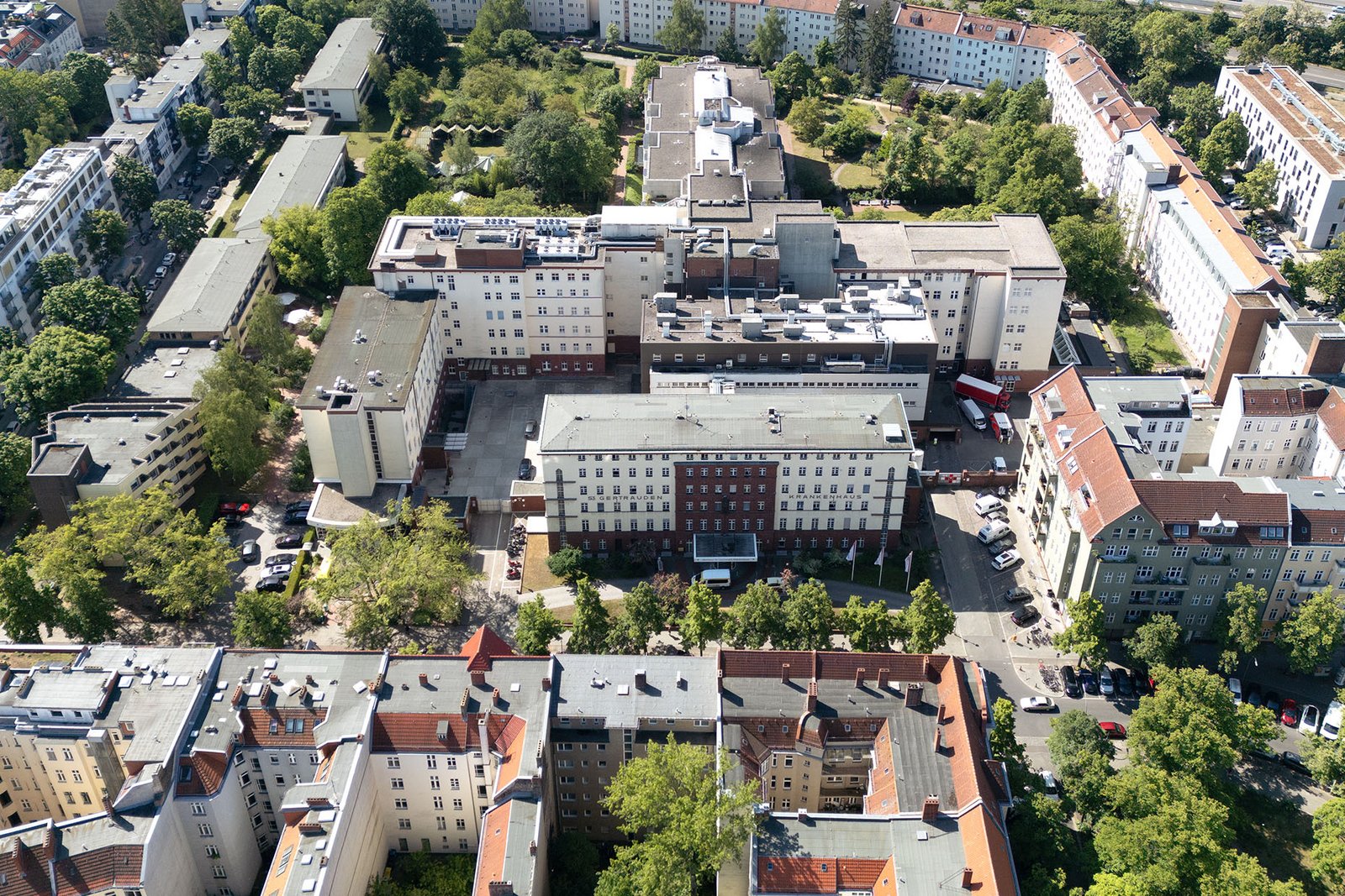 Alexianer St. Gertrauden Krankenhaus Luftaufnahme