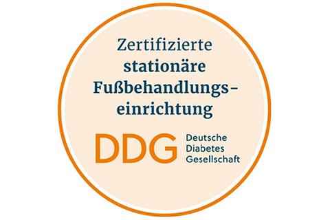 Zertifikat der Deutschen Diabetes Gesellschaft für die stationäre Fußbehandlungseinrichtung im Alexianer St. Gertrauden-Krankenhaus Berlin