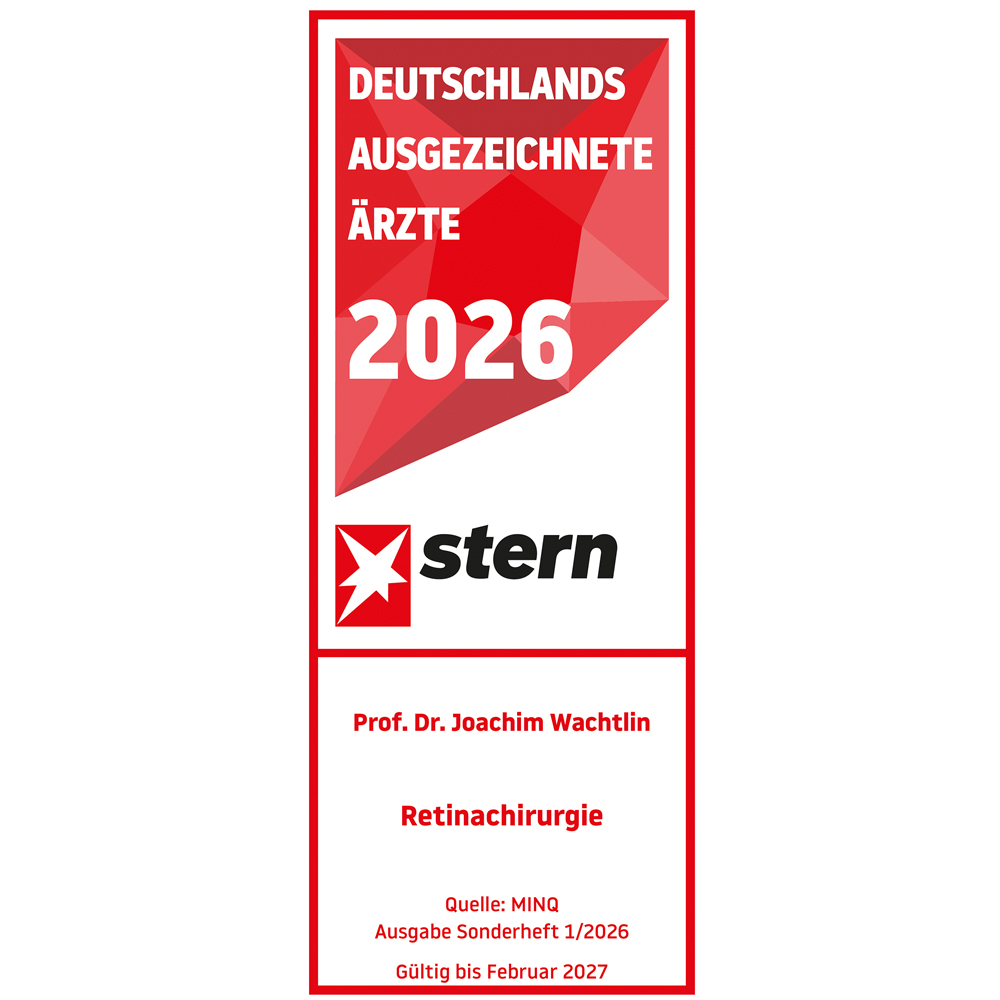 Alexianer St. Gertrauden Krankenhaus Prof. Dr. Joachim Wachtlin  Retinachirurgie Stern ausgezeichnet 